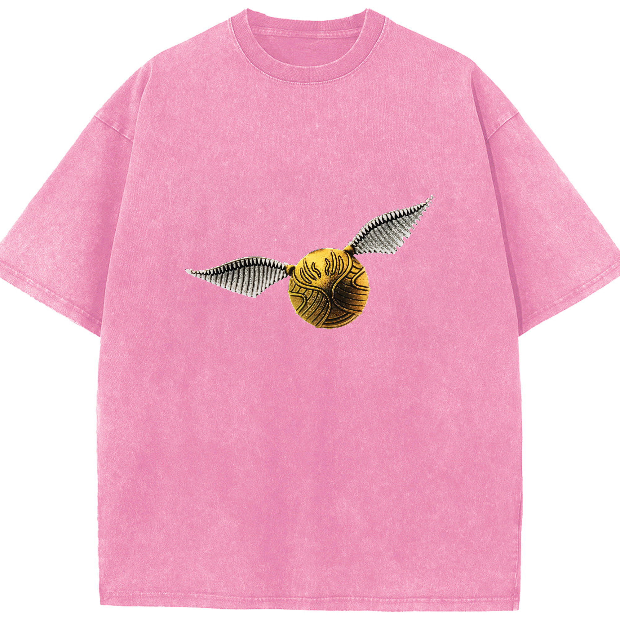 （画像用） Harry Potter ハリー・ポッターシリーズ 綿100% ヴィンテージ風 半袖Tシャツ（フロントプリント）
